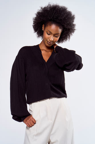 Gilet Zwart - Astrid Black Label