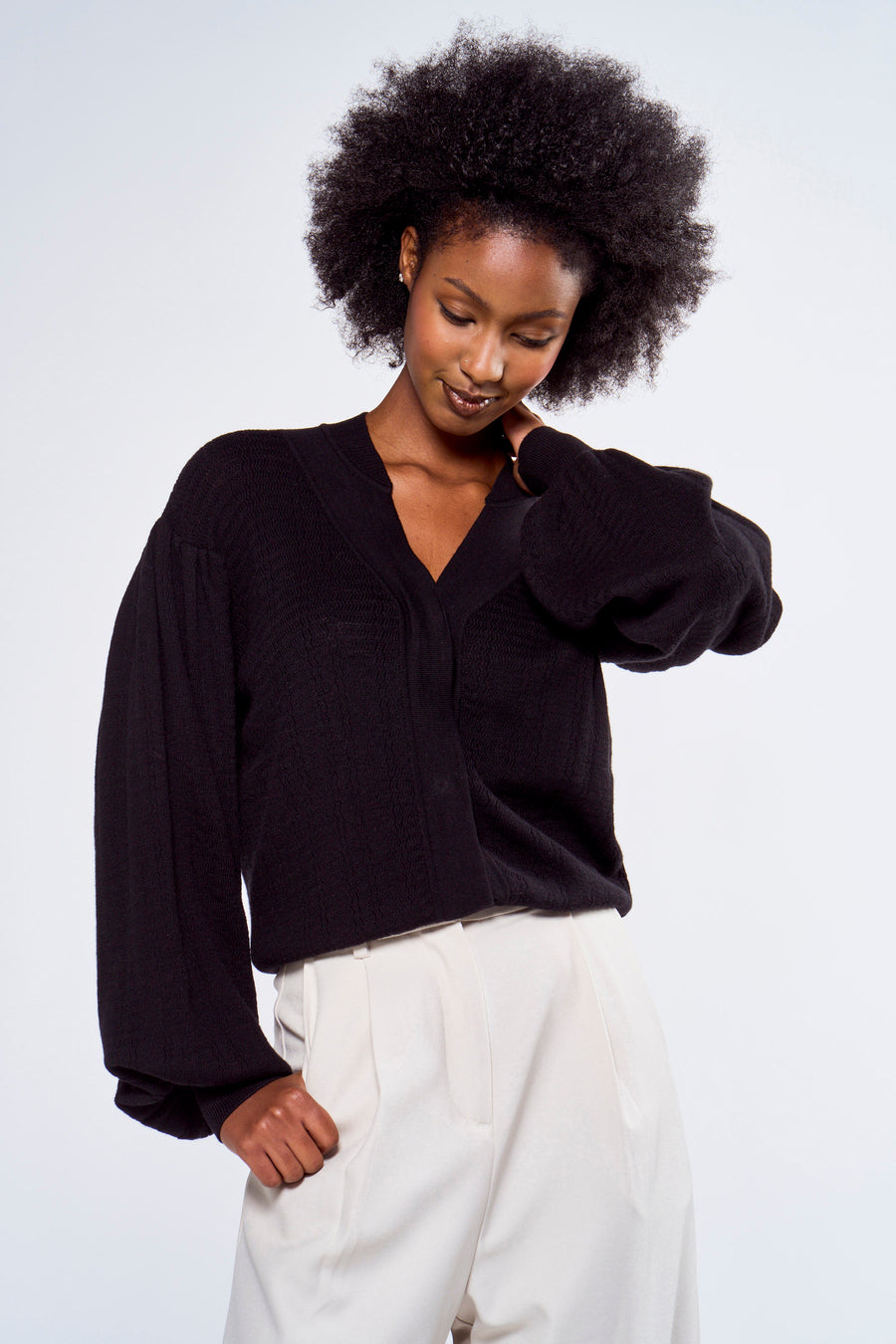 Gilet Zwart - Astrid Black Label