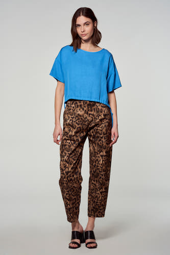 Blouse (korte mouwen) Blauw - Astrid Black Label