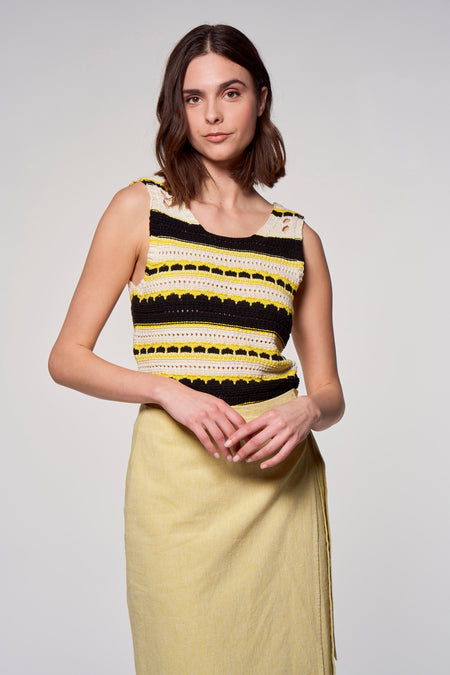 Tanktop Multicolor - Astrid Black Label