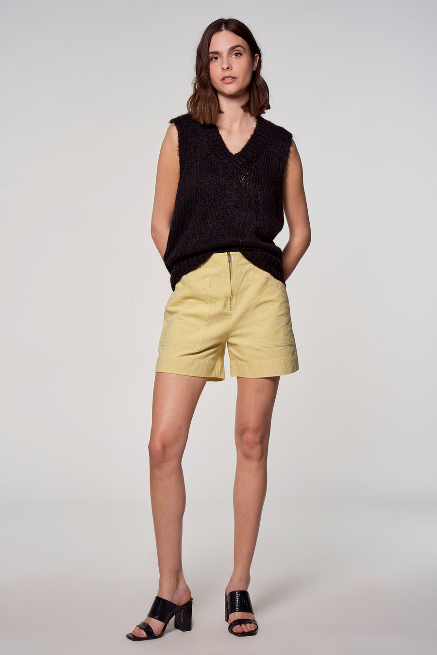 Short Geel - Astrid Black Label