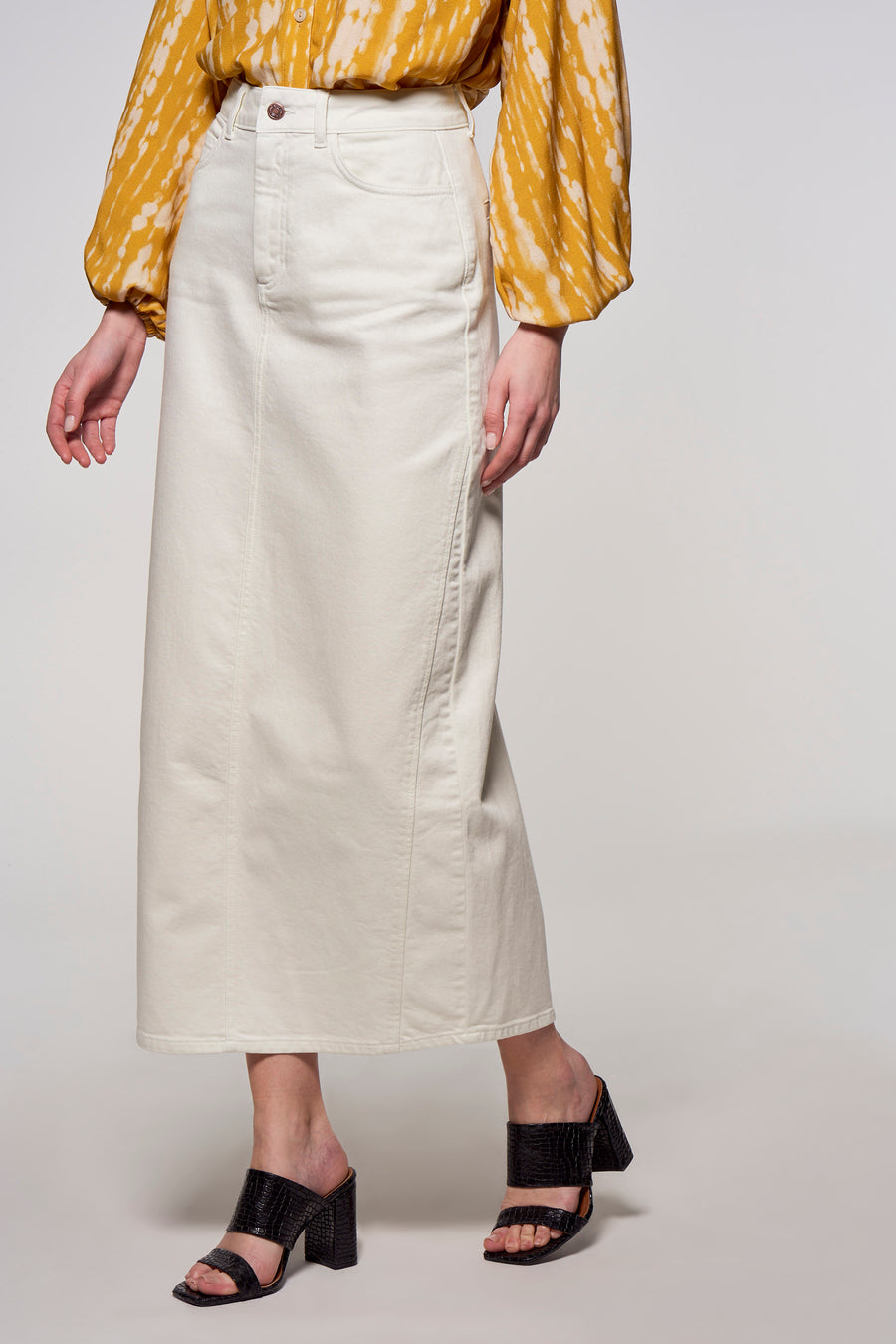 Rok 3/4 Wit - Astrid Black Label