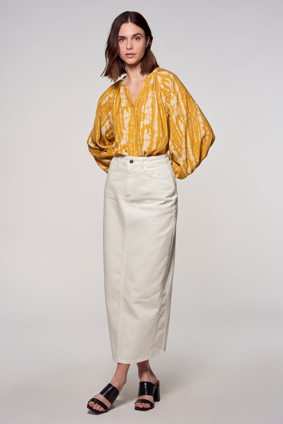 Rok 3/4 Wit - Astrid Black Label
