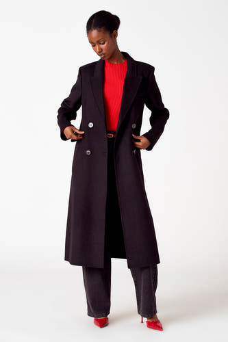Lange jas Zwart - Astrid Black Label