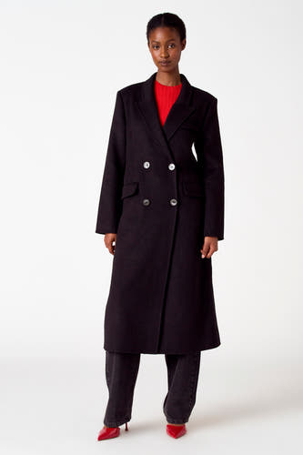 Lange jas Zwart - Astrid Black Label