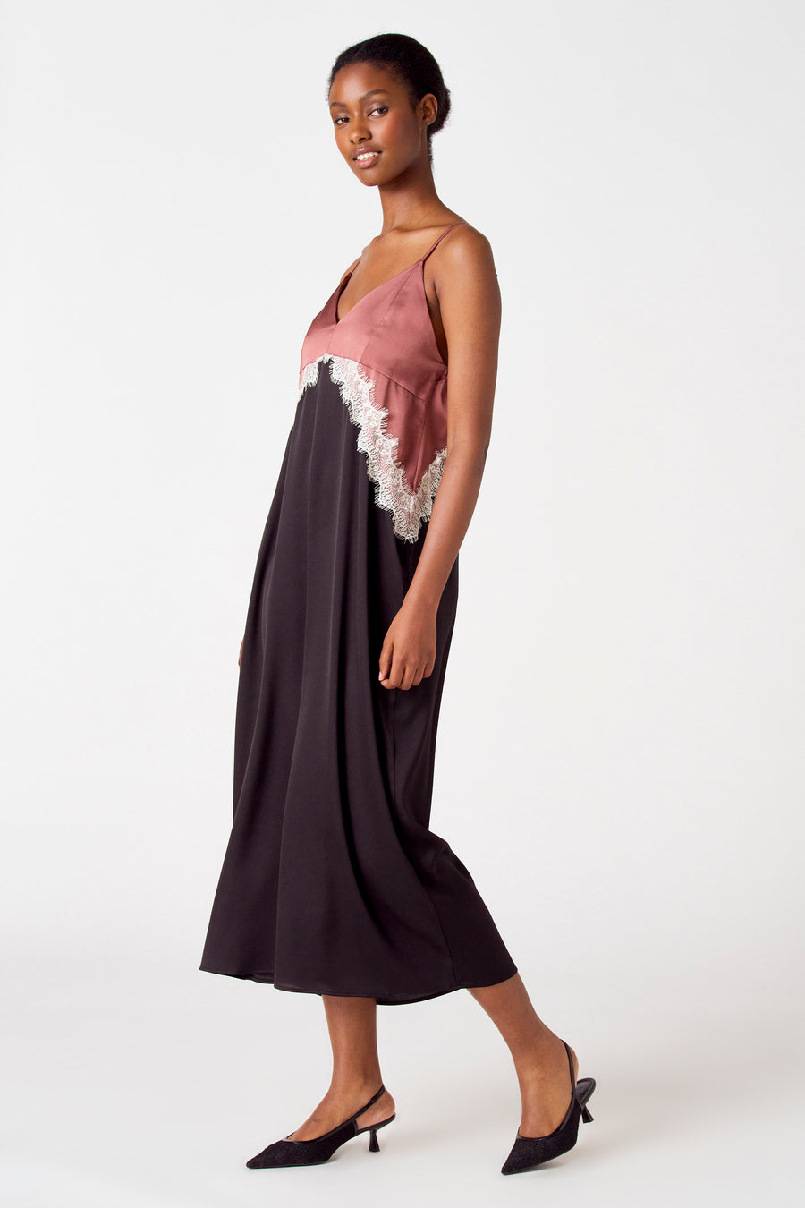 Kleedjes zonder mouwen Roze - Astrid Black Label