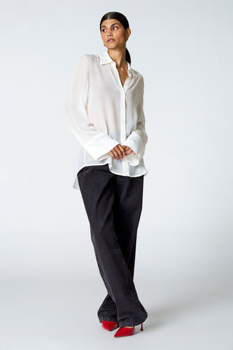 Hemd (lange mouwen) Ecru - Astrid Black Label