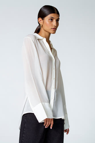 Hemd (lange mouwen) Ecru - Astrid Black Label