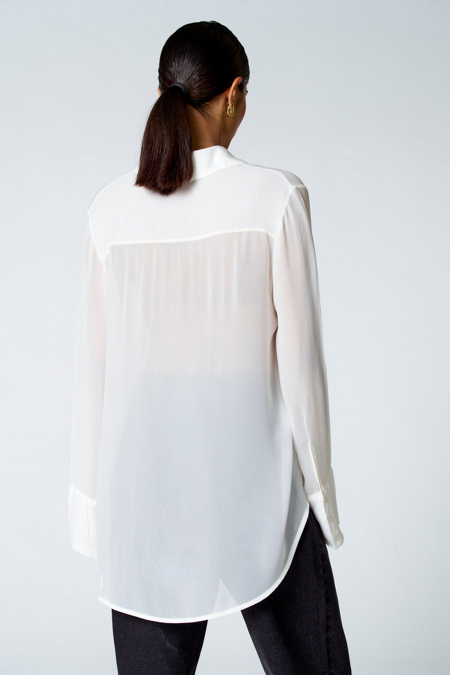 Hemd (lange mouwen) Ecru - Astrid Black Label