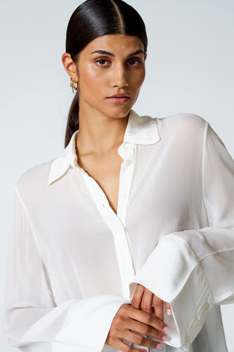 Hemd (lange mouwen) Ecru - Astrid Black Label