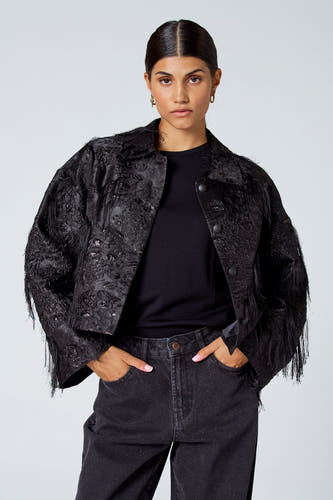 Korte jas Zwart - Astrid Black Label
