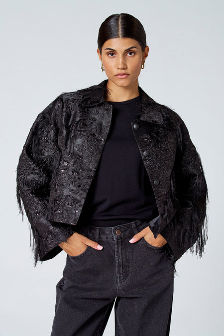 Korte jas Zwart - Astrid Black Label