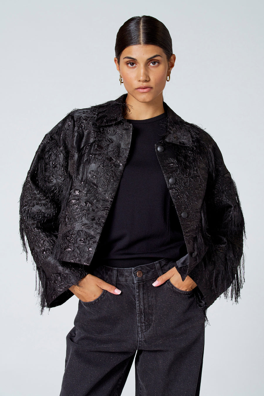 Korte jas Zwart - Astrid Black Label