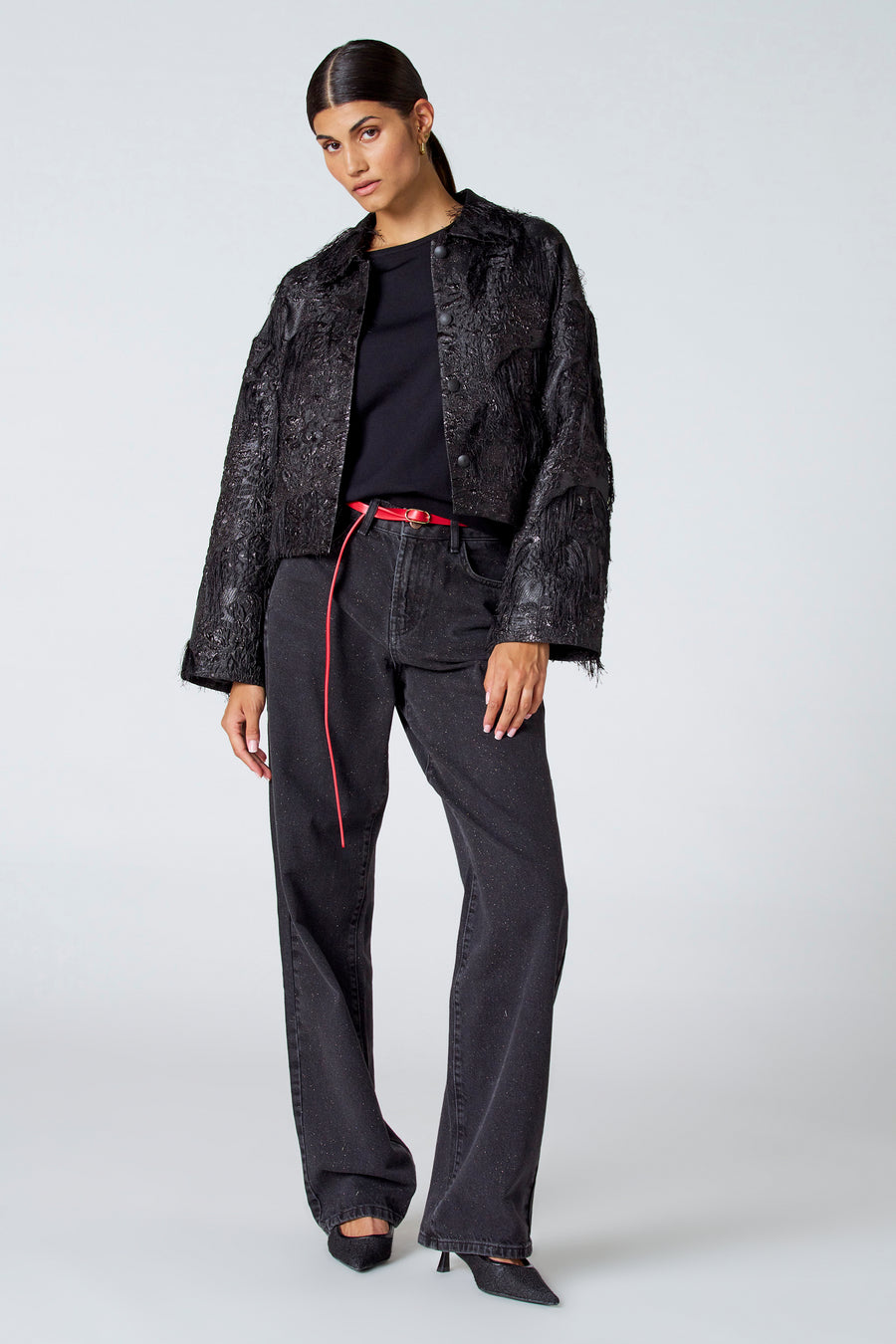 Korte jas Zwart - Astrid Black Label