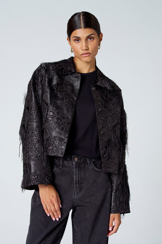 Korte jas Zwart - Astrid Black Label