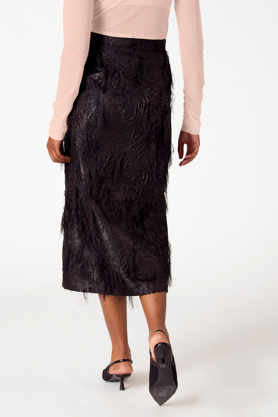Rok (lang) Zwart - Astrid Black Label