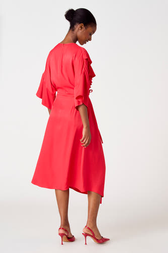 Kleedjes (korte mouwen) Roze - Astrid Black Label