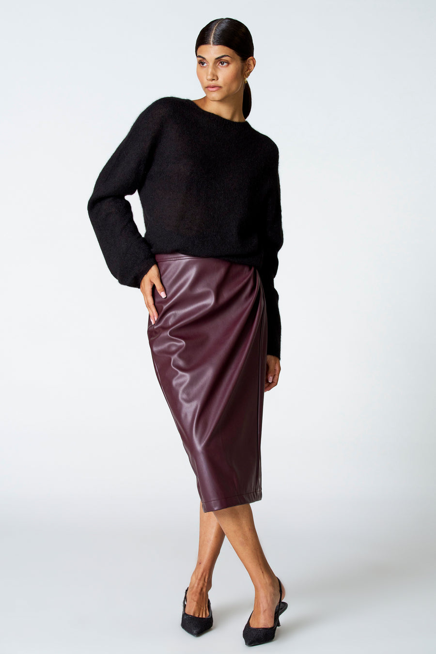 Rok 3/4 Bordeaux - Astrid Black Label