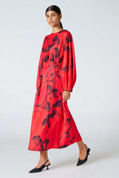 Kleedjes (lange mouwen) Rood - Astrid Black Label