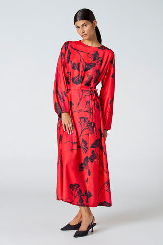 Kleedjes (lange mouwen) Rood - Astrid Black Label
