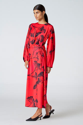 Kleedjes (lange mouwen) Rood - Astrid Black Label
