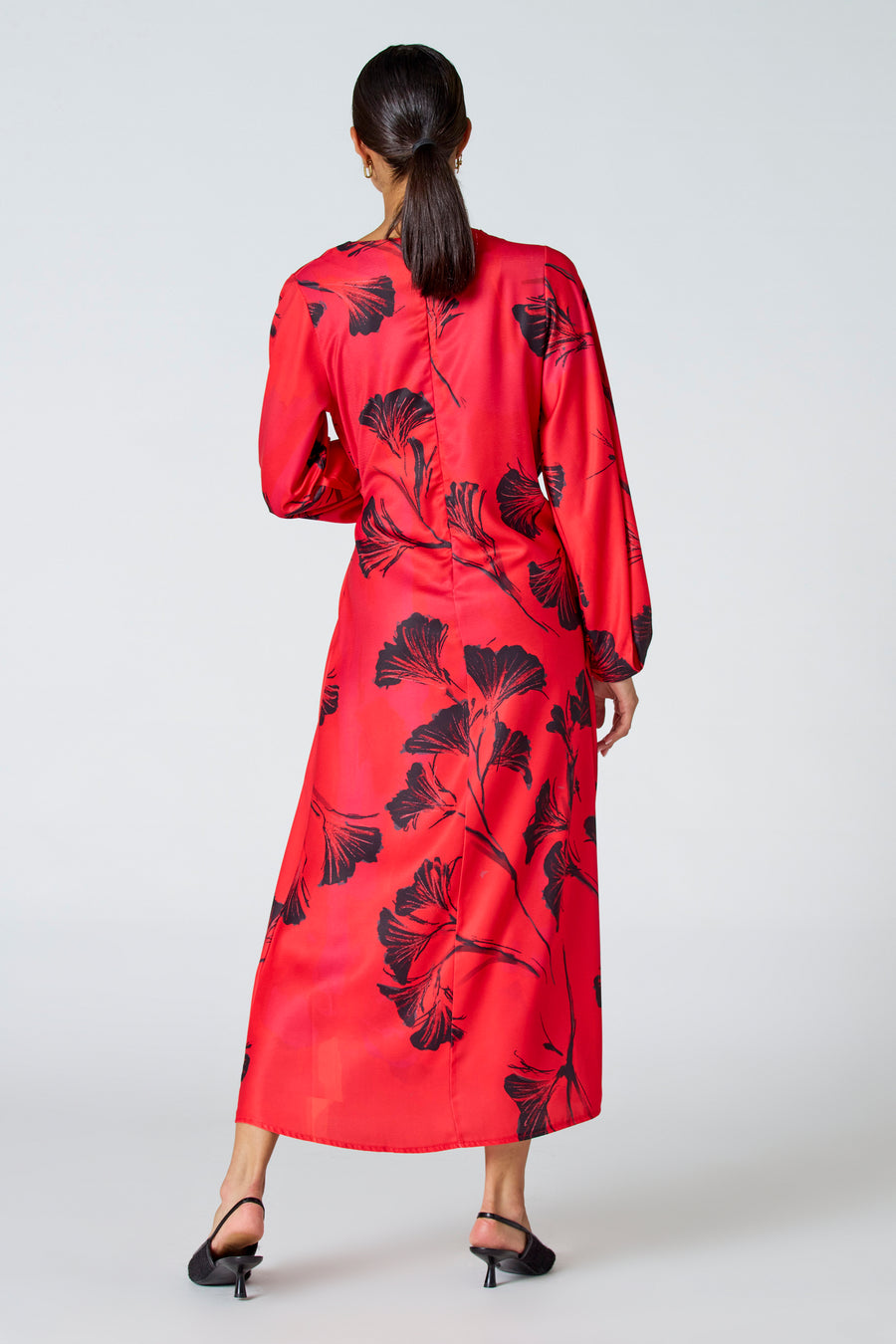 Kleedjes (lange mouwen) Rood - Astrid Black Label