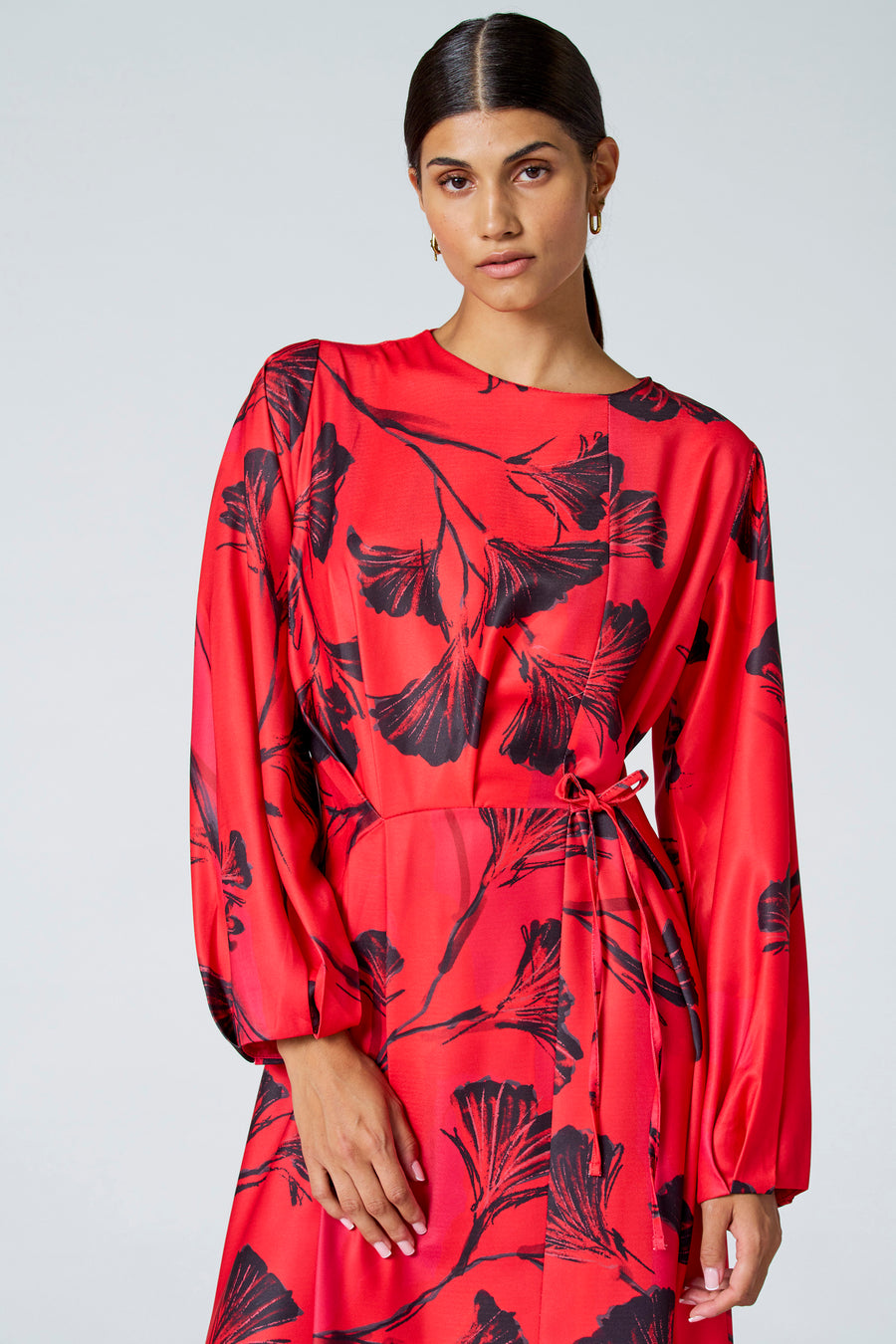 Kleedjes (lange mouwen) Rood - Astrid Black Label