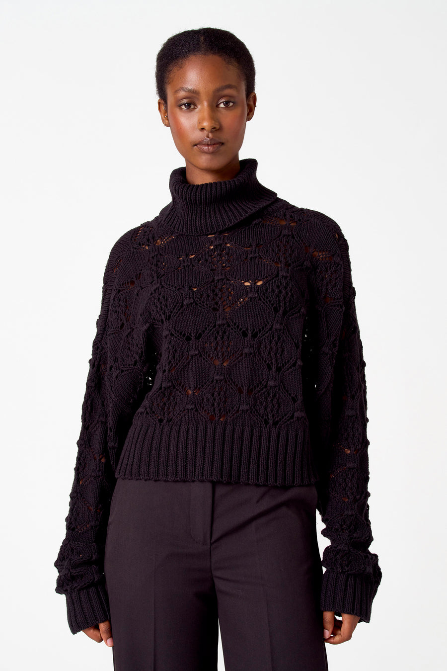 Trui met rolkraag Zwart - Astrid Black Label