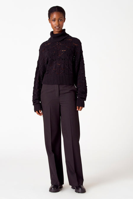 Trui met rolkraag Zwart - Astrid Black Label
