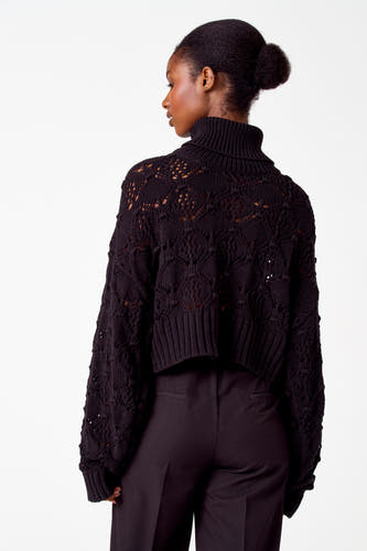 Trui met rolkraag Zwart - Astrid Black Label