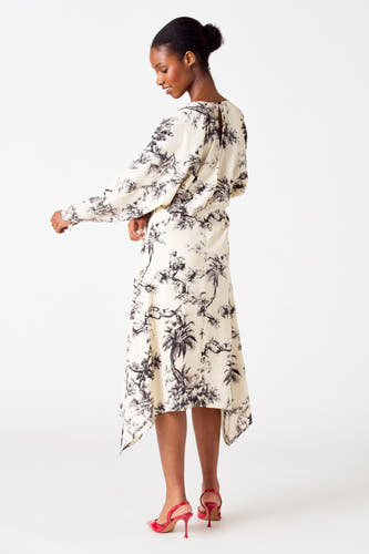 Kleedjes (lange mouwen) Ecru - Astrid Black Label