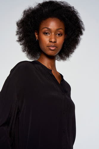Blouse (lange mouwen) Zwart - Astrid Black Label