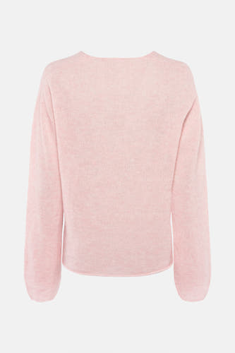 Trui met V-hals Roze - Astrid Black Label