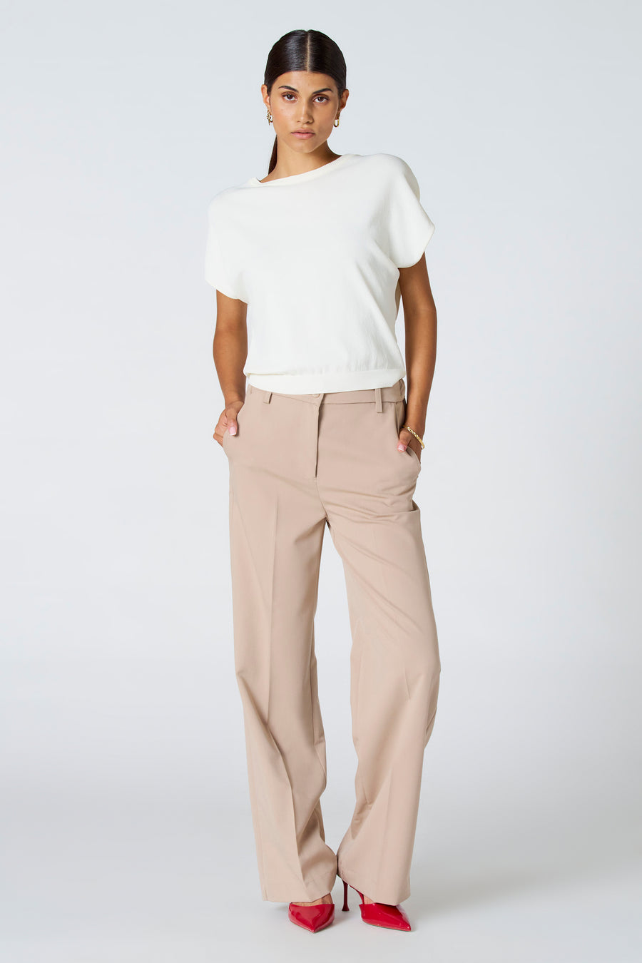 Broek 7/8 Geel - Astrid Black Label