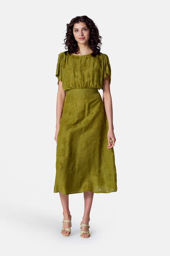 Kleedjes (korte mouwen) Groen - Astrid Black Label