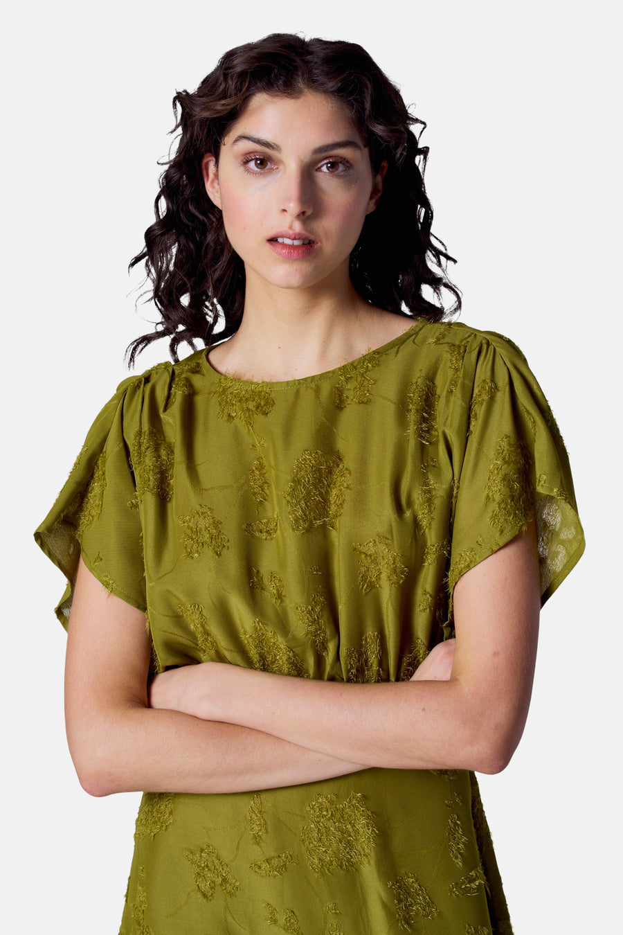 Kleedjes (korte mouwen) Groen - Astrid Black Label