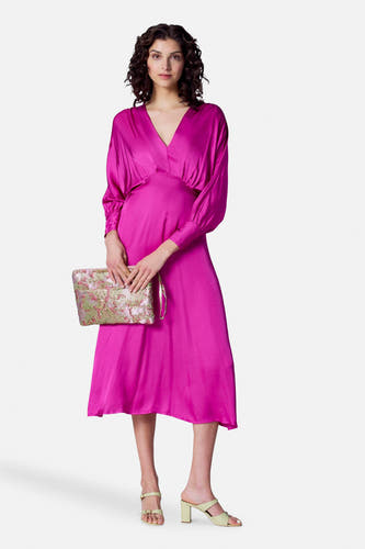 Kleedjes (lange mouwen) Roze - Astrid Black Label