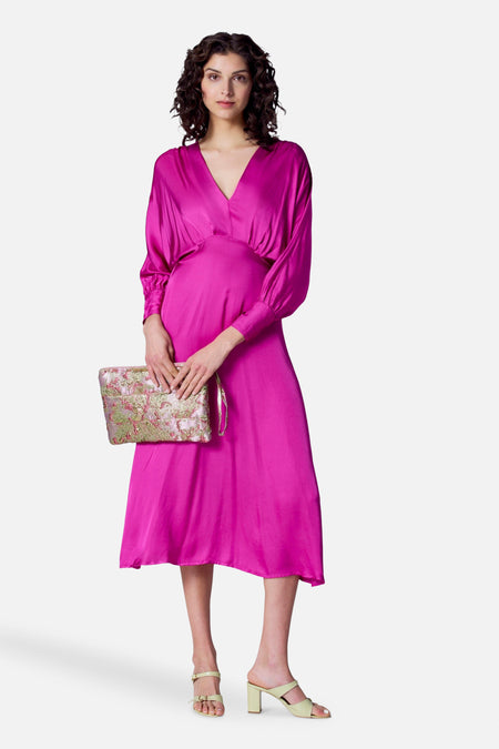 Kleedjes (lange mouwen) Roze - Astrid Black Label
