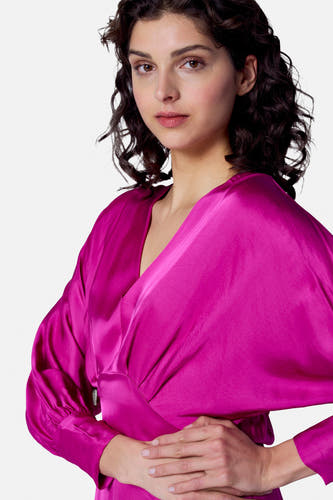 Kleedjes (lange mouwen) Roze - Astrid Black Label