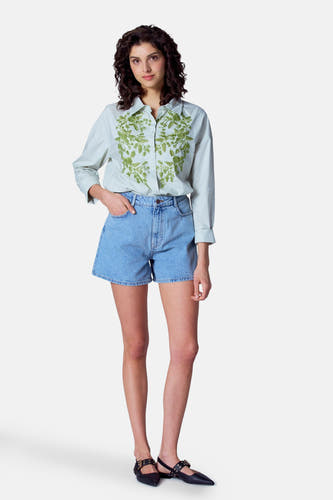 Blouse (lange mouwen) Groen - Astrid Black Label