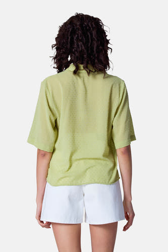 Blouse (korte mouwen) Groen - Astrid Black Label