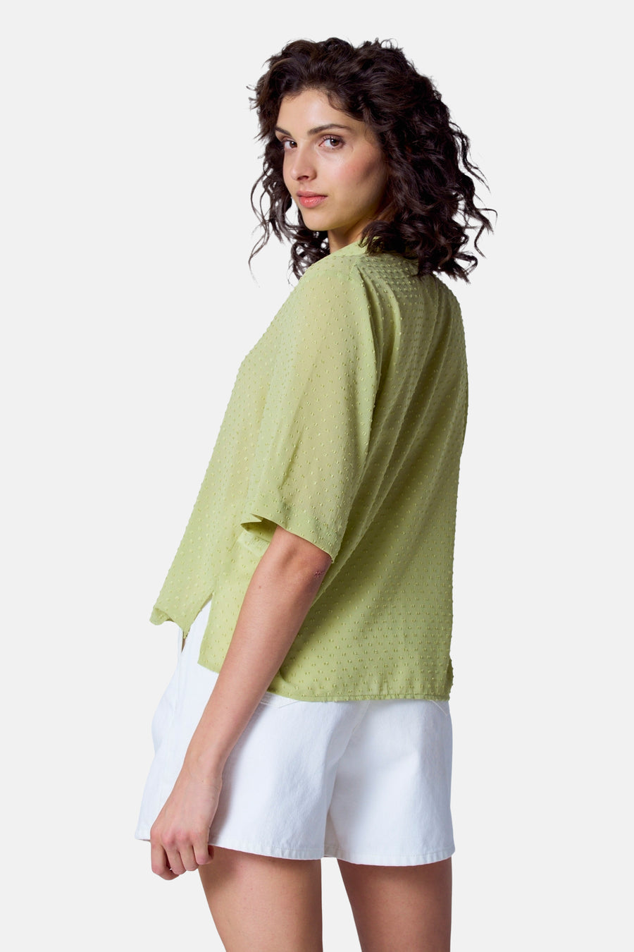Blouse (korte mouwen) Groen - Astrid Black Label