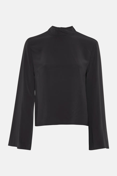 Blouse (lange mouwen) Zwart - Astrid Black Label