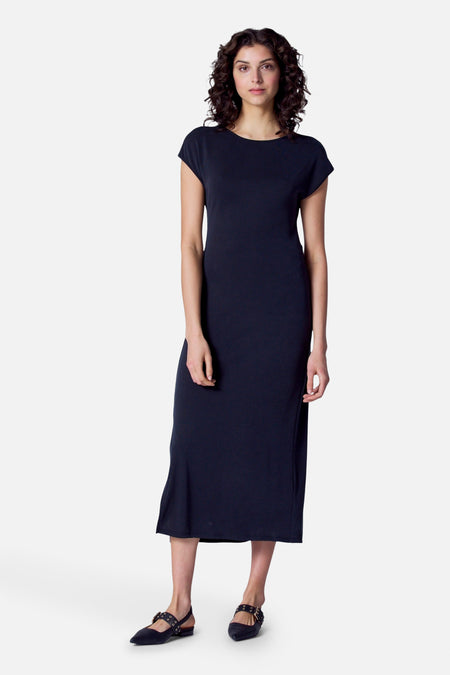Kleedjes (korte mouwen) Zwart - Astrid Black Label