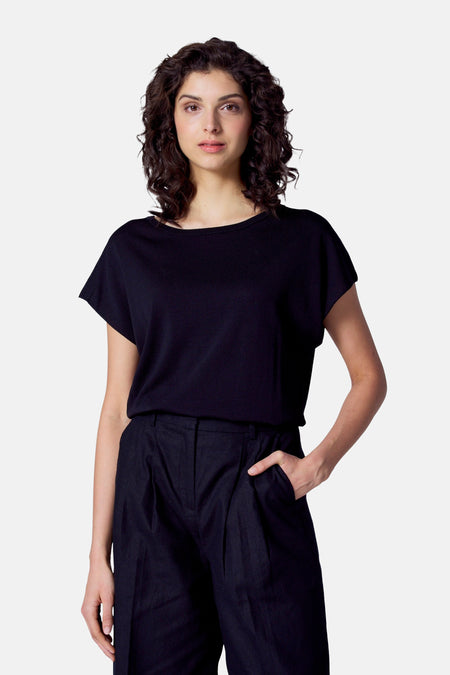 Trui met ronde hals Zwart - Astrid Black Label
