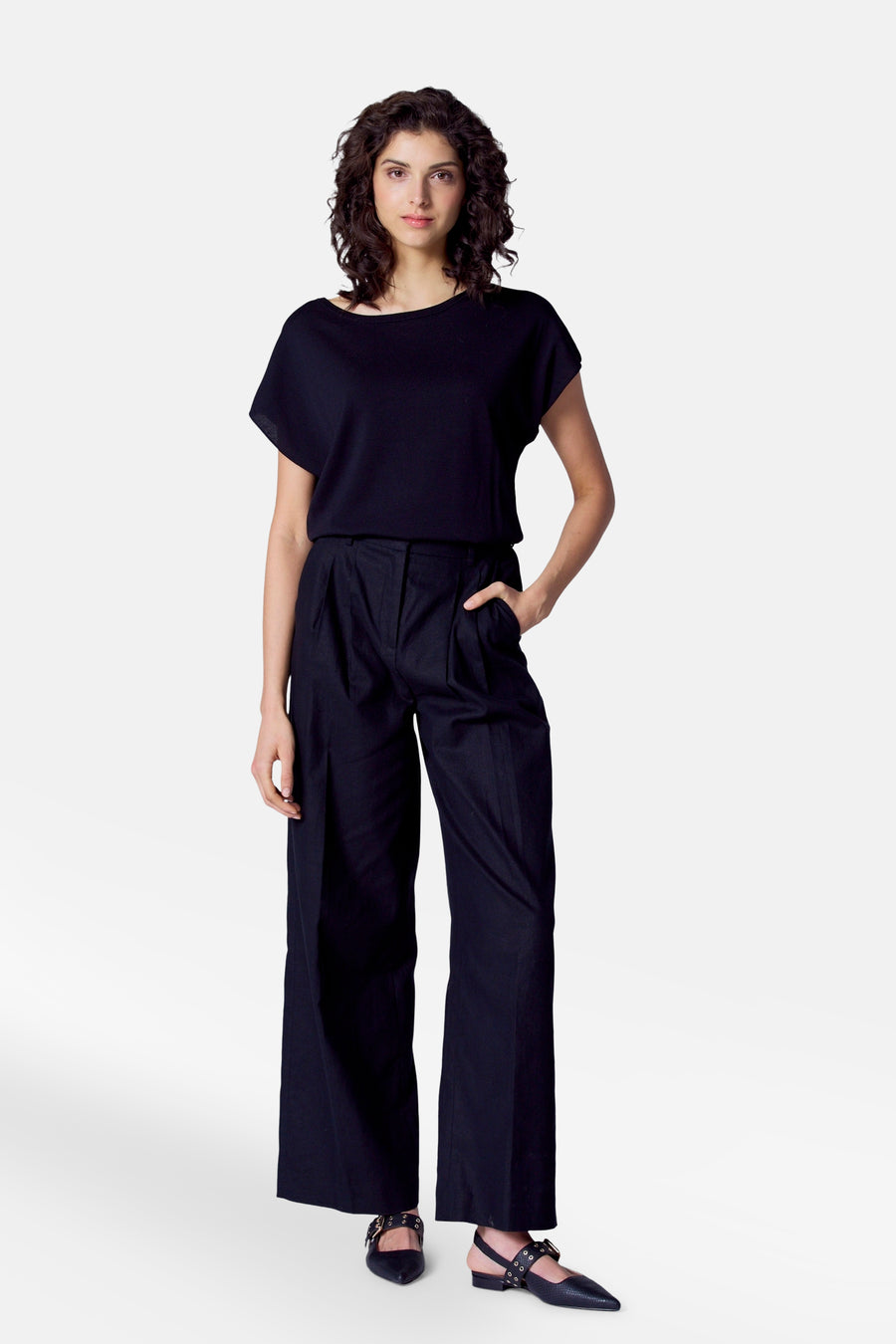 Trui met ronde hals Zwart - Astrid Black Label