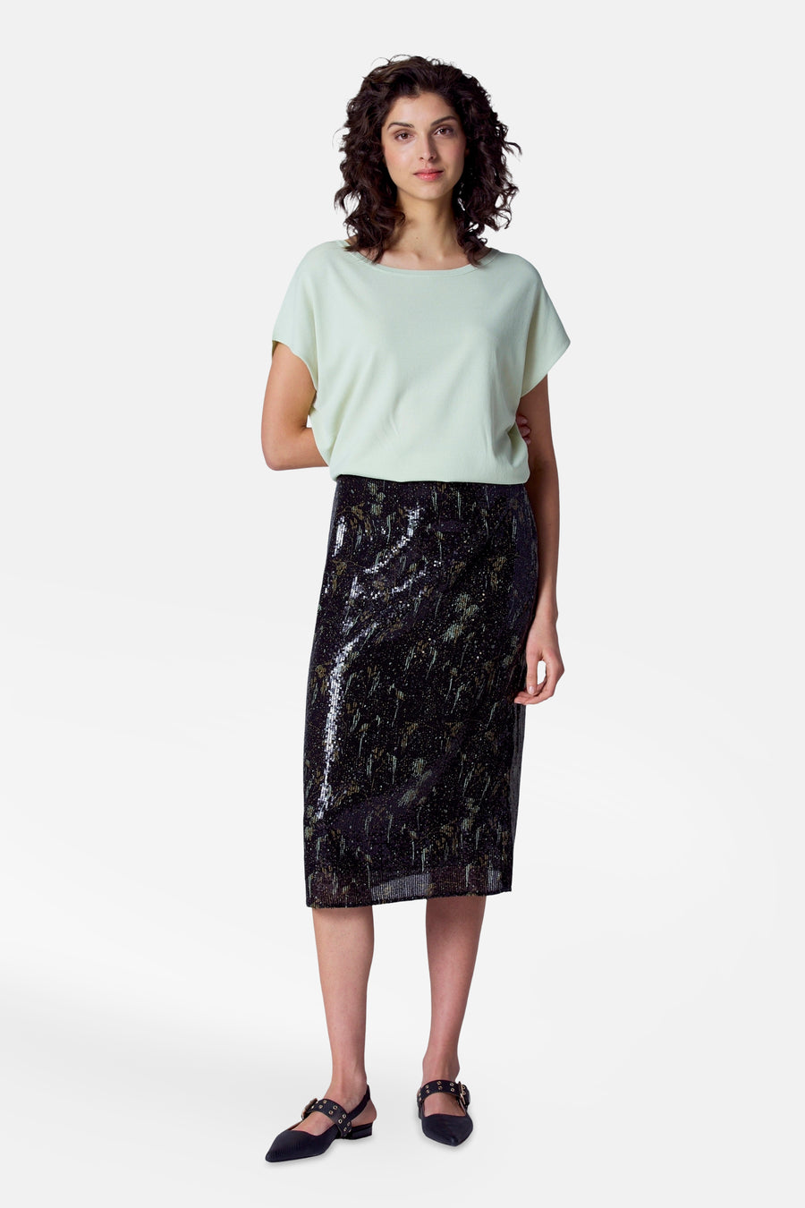 Trui met ronde hals Groen - Astrid Black Label