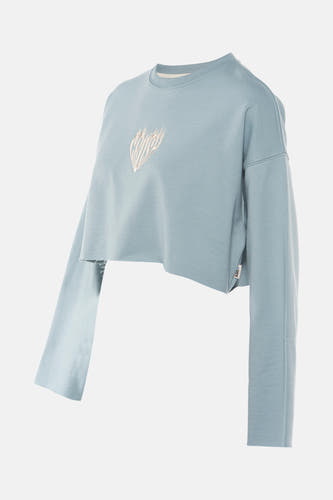 Sweater met ronde hals Blauw - KAOTIKO