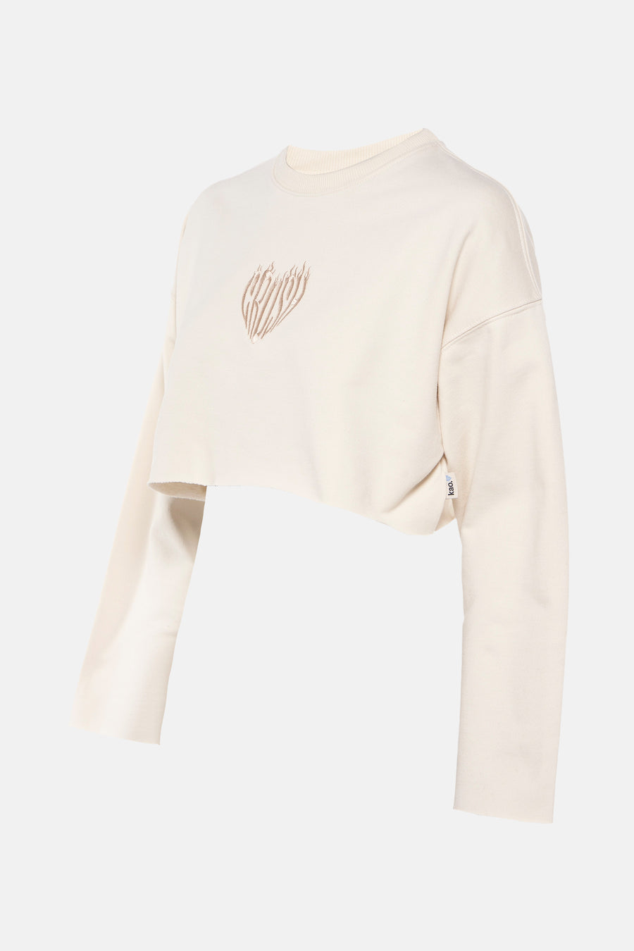Sweater met ronde hals Ecru - KAOTIKO