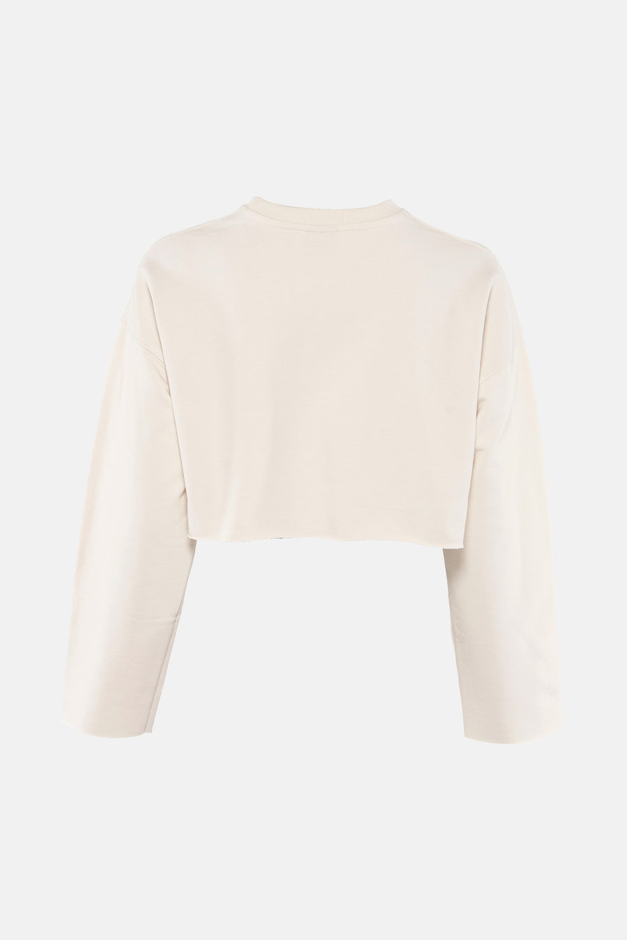 Sweater met ronde hals Ecru - KAOTIKO